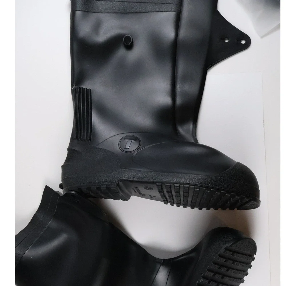 Tingley Workbrutes G2 17 Inch Overboots Black Solid 2XL PVC NEW